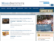 Tablet Screenshot of library.mises.org