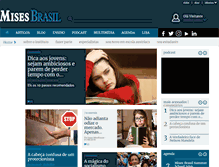 Tablet Screenshot of mises.org.br